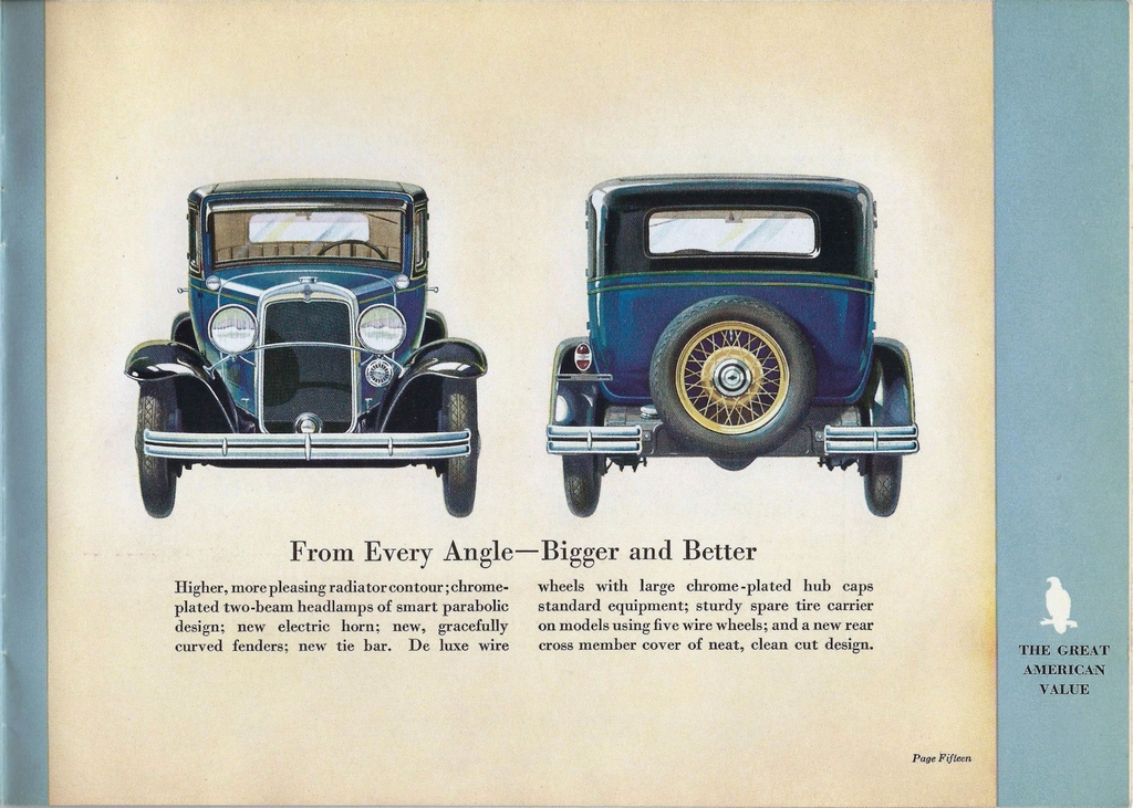 1931 Chevrolet Full Line Brochure Page 13